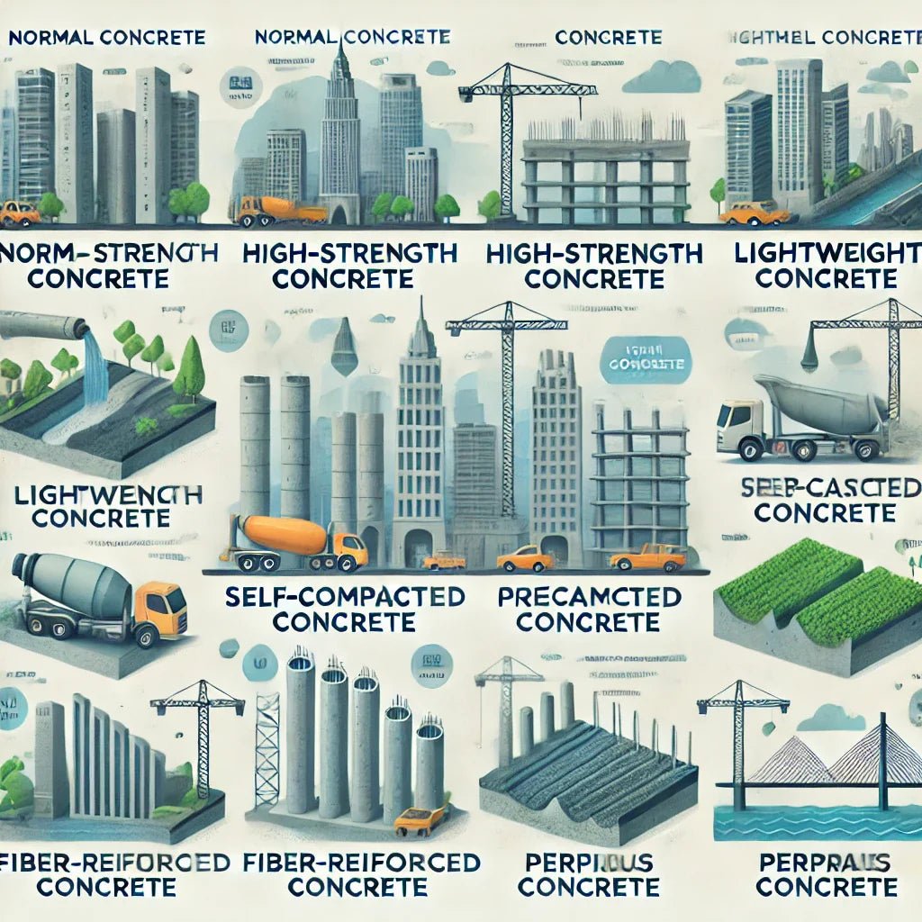 What Are the Different Types of Concrete and Their Uses? - CHEMIKAL STATES